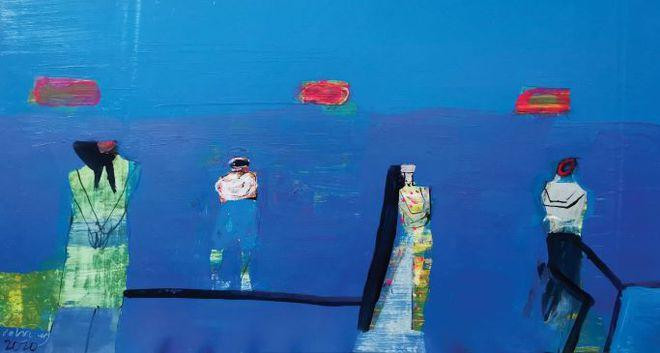 Hạc vừa bay vừa kêu thảng thốt (sơn dầu trên bìa), Đỗ Hoàng Tường Hạc vừa bay vừa kêu thảng thốt (sơn dầu trên bìa), Đỗ Hoàng Tường