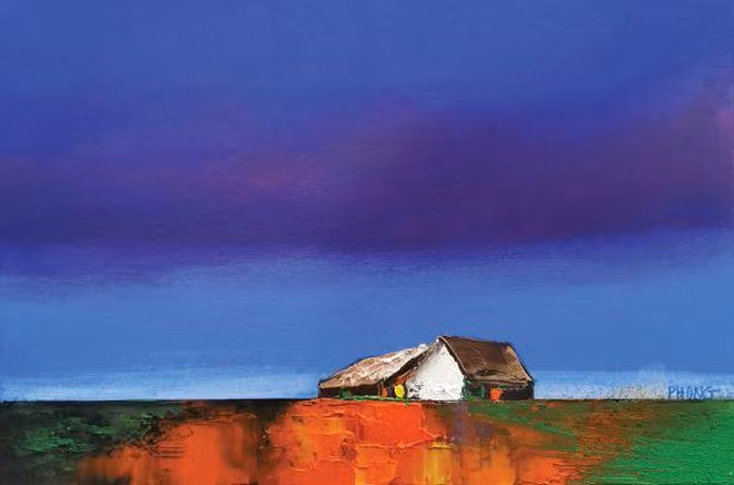 Thương nhớ đồng quê (sơn dầu trên bìa), Đào Hải Phong