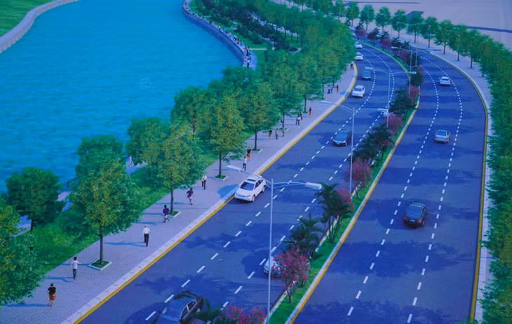 Mô phỏng tuyến đường ven sông Đồng Nai