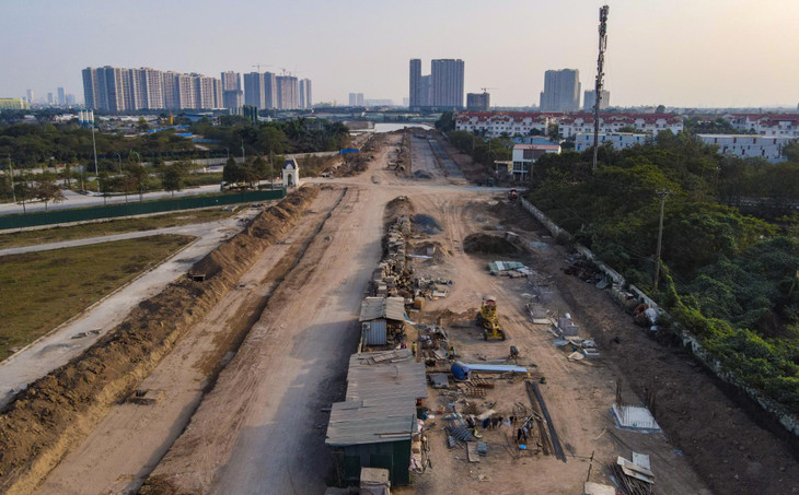 Công trình vốn dự kiến đưa vào sử dụng sau 10 tháng thi công song đến nay vẫn chưa hoàn thành.