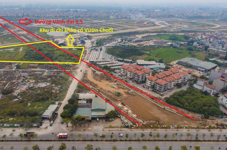 Theo Sở Văn hóa và Thể thao Hà Nội, Cục Di sản văn hóa đã thống nhất phương án bảo tồn khu di chỉ và xây dựng hồ sơ xếp hạng di tích. Cơ quan này cũng đưa ra 2 phương án đối với tuyến Vành đai 3,5. Phương án thứ nhất là khai quật và di dời các di tích, di vật phía Tây khu di chỉ trước khi giải phóng mặt bằng, phục vụ xây dựng tuyến đường Vành đai 3,5.