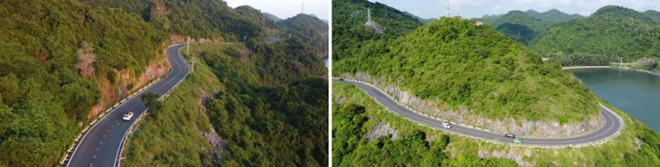 Dự án đầu tư nâng cấp, mở rộng đường 356 ra đảo Cát Bà (huyện Cát Hải, Hải Phòng) được phê duyệt năm 2007. Sau 14 năm dở dang vì vướng giải phóng mặt bằng, tuyến đường uốn lượn theo chân núi này đã cơ bản hoàn thành.