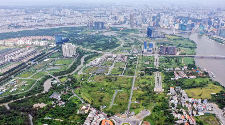 Khu vực bán đảo Thủ Thiêm, TP. Thủ Đức