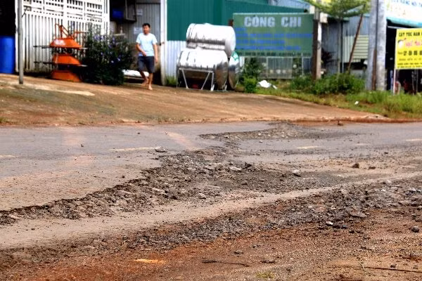 Toàn cảnh khu vực địa điểm UBND tỉnh Đắk Nông vừa ban bố tình huống khẩn cấp về đất đai