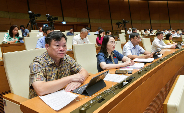 Quốc hội thảo luận, biểu quyết thông qua Chương trình Kỳ họp được điều chỉnh