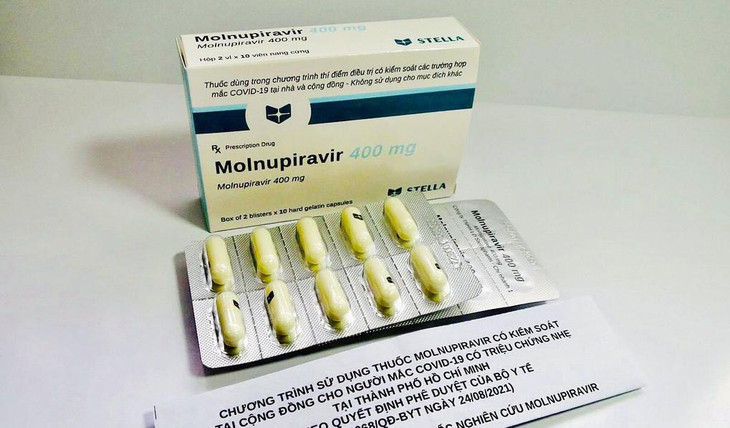 Thuốc molnupiravir được đưa vào điều trị F0 tại nhà ở TP.HCM