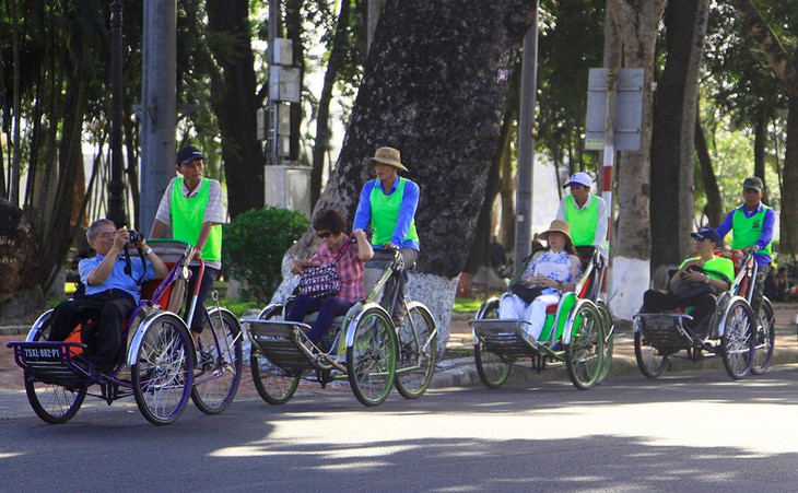 Xe xích lô chở khách nằm trong nhóm lao động tự do sẽ được hỗ trợ 1,5 triệu đồng mỗi người một lần