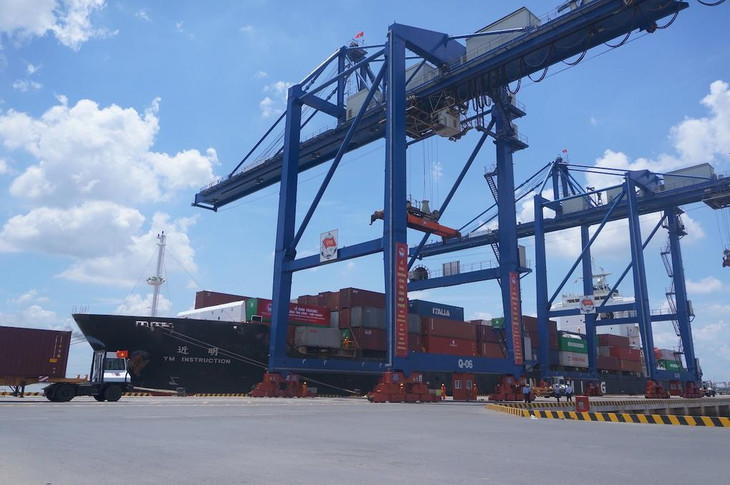 Một góc cảng Tân Cảng Hiệp Phước