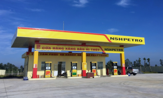 Một cửa hàng xăng dầu thuộc NSH Petro