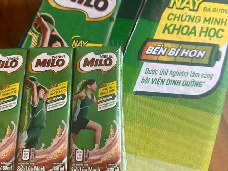 Nestlé Milo gắn tên Viện Dinh dưỡng trên bao bì quảng cáo