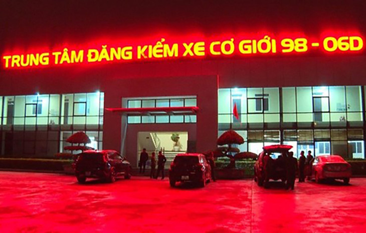 Trung tâm đăng kiểm xe cơ giới. Ảnh minh họa