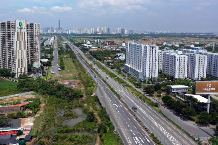 Cao tốc TP.HCM - Long Thành - Dầu Giây, đoạn qua TP. Thủ Đức