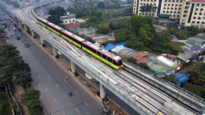 Tuyến metro Nhổn - ga Hà Nội có 10 đoàn tàu, được chế tạo tại Pháp