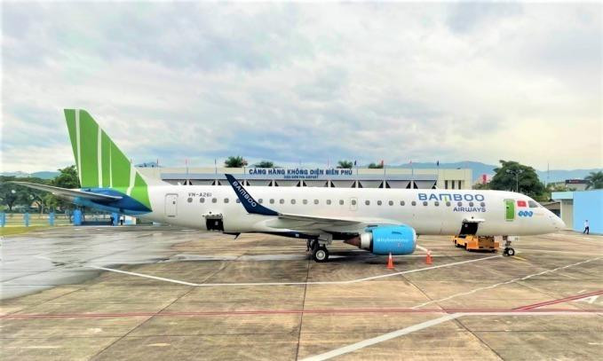 Máy bay tại sân bay Điện Biên, tỉnh Điện Biên Máy bay tại sân bay Điện Biên, tỉnh Điện Biên