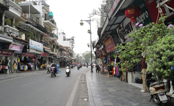 Phố Hàng Đào, Hoàn Kiếm thông thoáng sau khi Thành phố ra quân lập lại trật tự đô thị