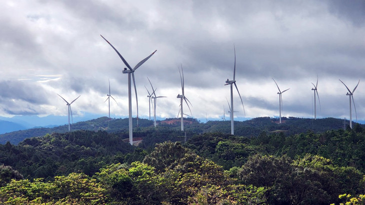 Các tuabin điện gió của dự án Hướng Linh 1, Hướng Linh 2 Các tuabin điện gió của dự án Hướng Linh 1, Hướng Linh 2