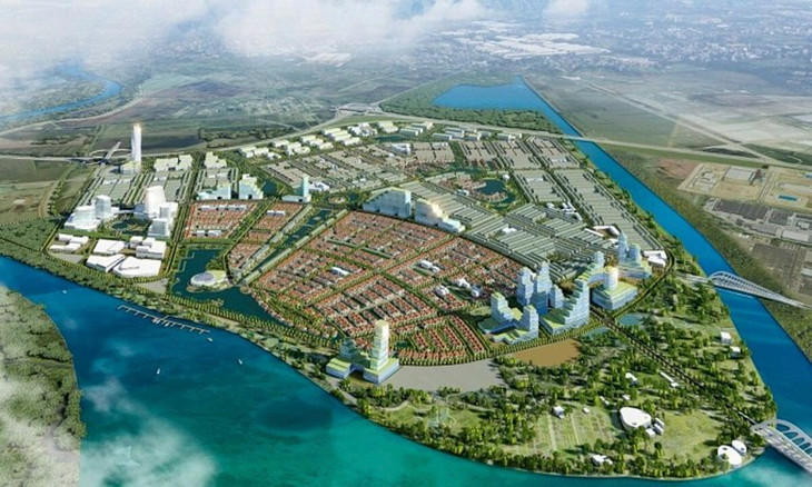 Phối cảnh đại dự án gần 585 ha của Kinh Bắc tại Tràng Cát, Hải Phòng