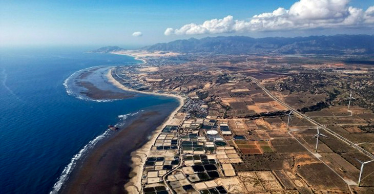 Thôn Vĩnh Trường, xã Phước Dinh, huyện Thuận Nam, nơi được quy hoạch Dự án Nhà máy Điện hạt nhân Ninh Thuận 1