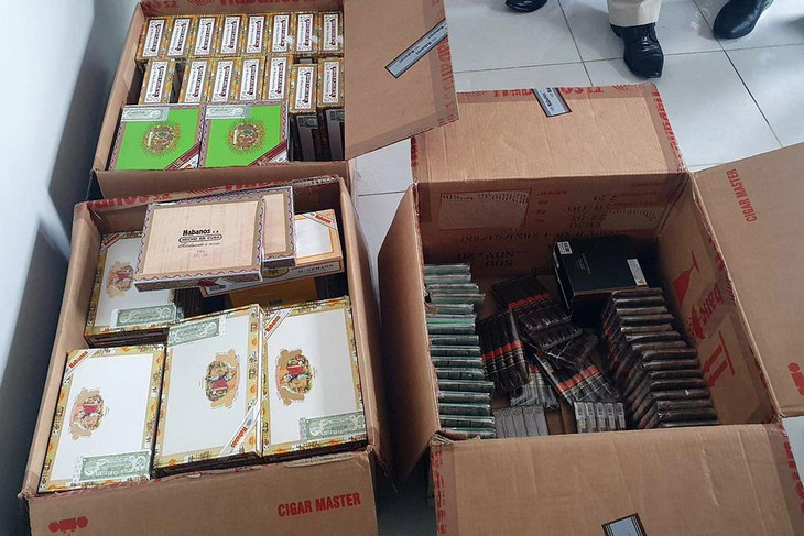 Số xì gà bị thu giữ