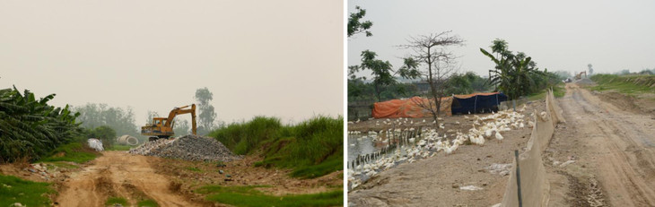 Dự án đường trục phía Nam tỉnh Hà Tây cũ được UBND tỉnh Hà Tây cũ thông qua đề xuất dự án triển khai thực hiện vào tháng 12/2007, dự án được thực hiện theo hợp đồng BT ngày 18/4/2008.