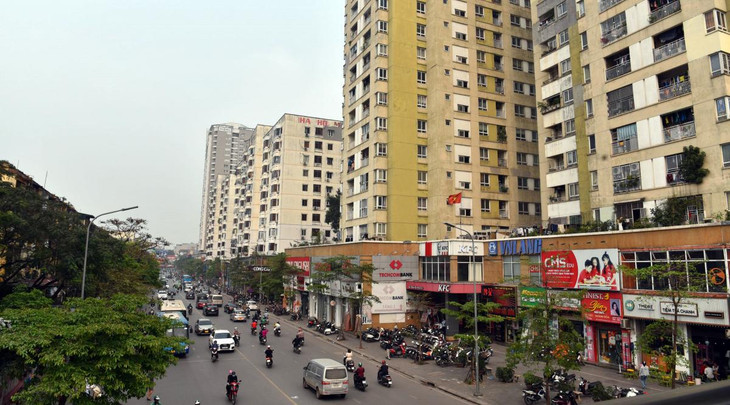 Chỉ một số khu tập thể như Kim Liên, Nguyễn Công Trứ, Giảng Võ được tiến hành cải tạo thí điểm một hai dãy nhà