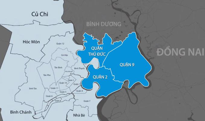 TP.Thủ Đức thành lập trên cơ sở sáp nhập 3 Quận 2, 9 và Thủ Đức