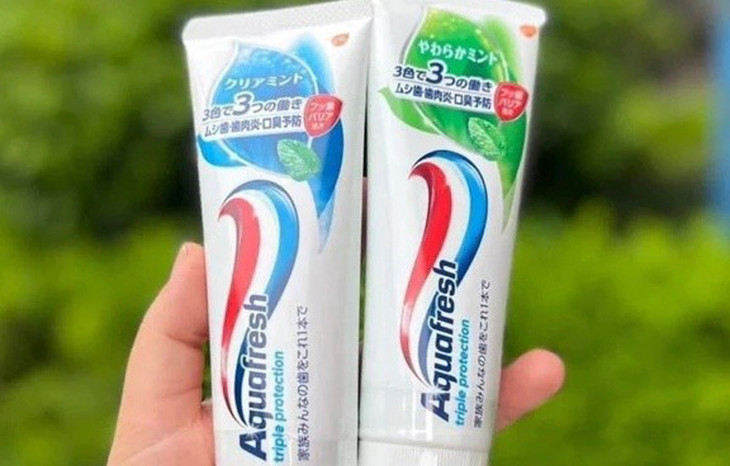 Kem đánh răng Aquafresh Soft Mint bị thu hồi