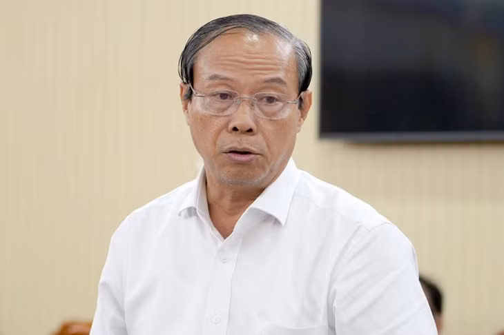 Ông Nguyễn Văn Thọ trong một cuộc họp khi còn là Chủ tịch UBND tỉnh Bà Rịa - Vũng Tàu cũ