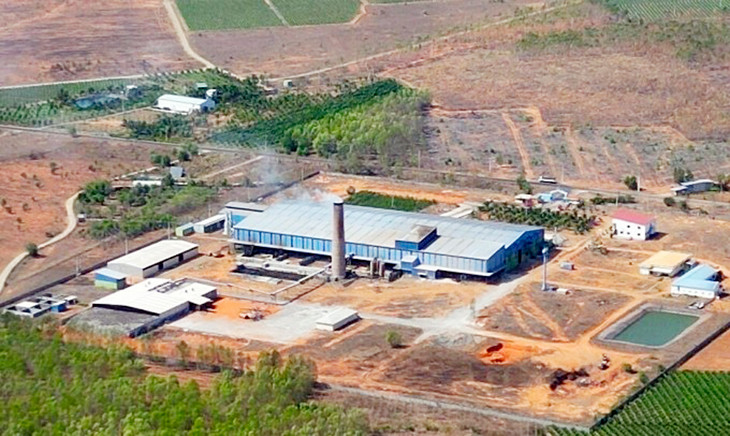 Nhà máy rác Phan Thiết lúc đang hoạt động
