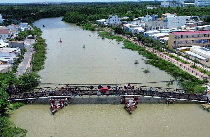 Hiện trạng cầu sắt Rạch Tôm