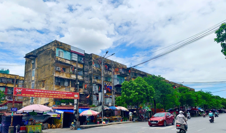 Chung cư Vạn Mỹ, quận Ngô Quyền sẽ bị đập bỏ sau khoảng 50 năm tồn tại