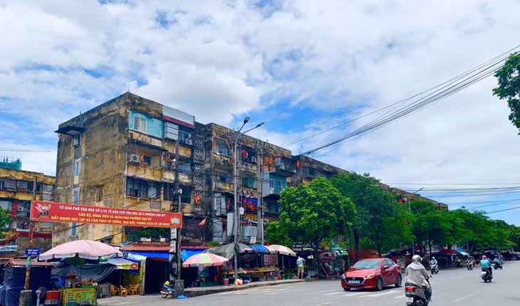 Chung cư Vạn Mỹ, quận Ngô Quyền sẽ bị đập bỏ sau khoảng 50 năm tồn tại