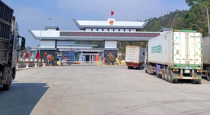 Hàng hóa thông quan qua cửa khẩu quốc tế Trà Lĩnh, Cao Bằng Hàng hóa thông quan qua cửa khẩu quốc tế Trà Lĩnh, Cao Bằng