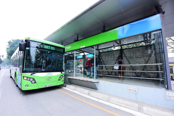 BRT Kim Mã - Yên Nghĩa được tổ chức làn đường ưu tiên