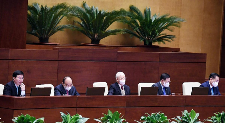 Tham dự Hội nghị có Tổng Bí thư Nguyễn Phú Trọng; Chủ tịch nước Nguyễn Xuân Phúc; Chủ tịch Quốc hội Vương Đình Huệ; Thường trực Ban Bí thư T.Ư Đảng Võ Văn Thưởng; cùng 600 đại biểu gồm lãnh đạo, nguyên lãnh đạo Đảng, Nhà nước; các Bí thư T.Ư Đảng, Ủy viên Bộ Chính trị, lãnh đạo các Ban Đảng T.Ư, các bộ, ngành; văn nghệ sĩ và đại diện lãnh đạo tổ chức chính trị - xã hội...