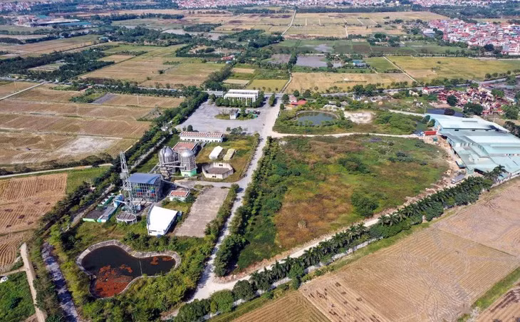 Toàn cảnh nhà máy xử lý rác thải nhiệt phân plasma Đông Anh