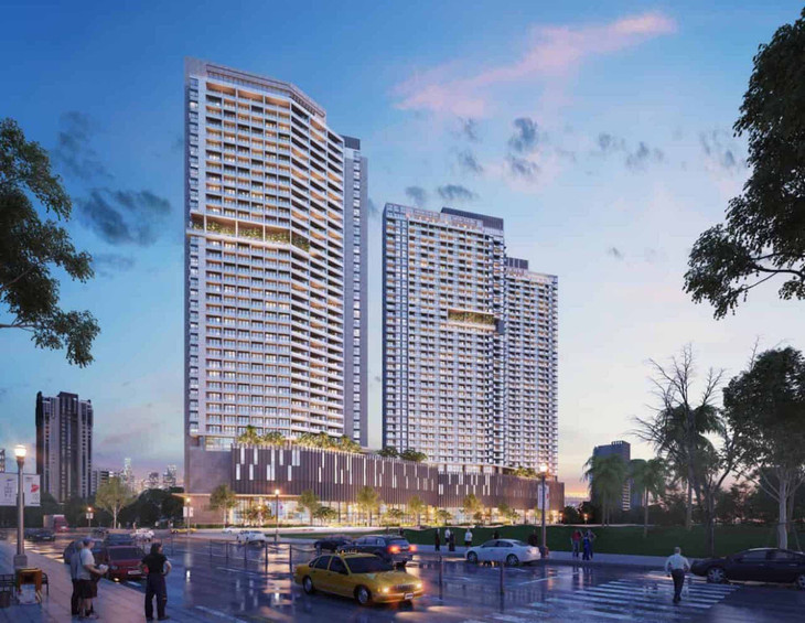 Phối cảnh Dự án Trung tâm thương mại dịch vụ và căn hộ I-Tower Quy Nhơn