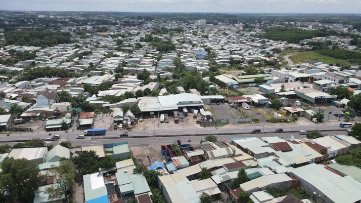 Điểm đầu nút giao cao tốc Biên Hòa - Vũng Tàu ở phường Phước Tân, TP. Biên Hòa