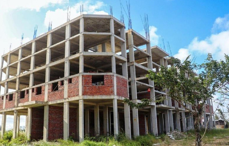 Dự án nhà ở xã hội, nhà ở dành cho công nhân tại Khu công nghiệp Điện Nam - Điện Ngọc xây dựng dang dở