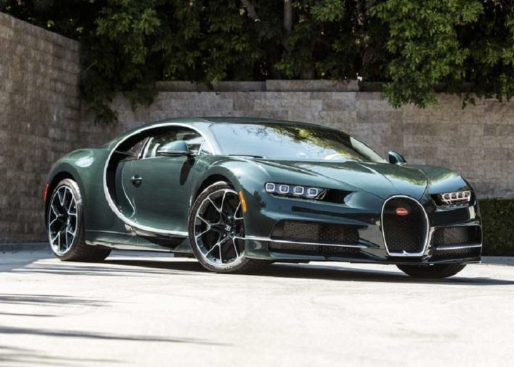 Chiếc Bugatti Chiron 2018 từng được trưng bày tại nhiều bảo tàng (Ảnh: MSN)