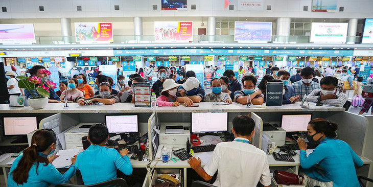 Có khoảng 1.700 hành khách có nhu cầu rời khỏi Đà Nẵng