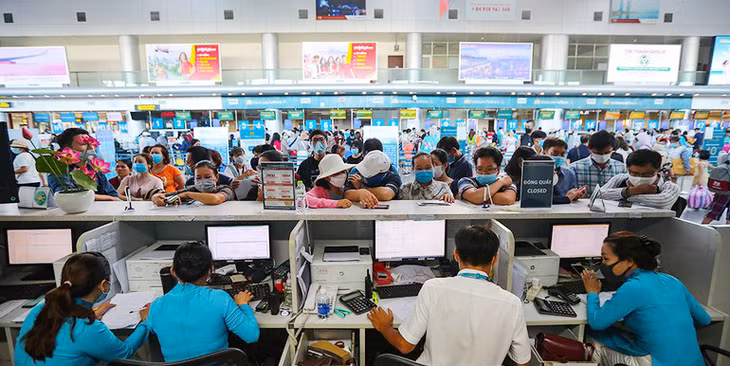 Có khoảng 1.700 hành khách có nhu cầu rời khỏi Đà Nẵng