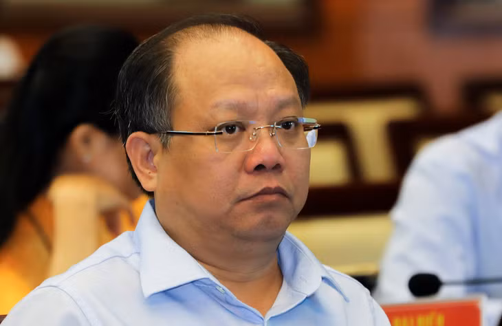 Ông Tất Thành Cang tại Kỳ họp HĐND TP.HCM ngày 9/12/2019