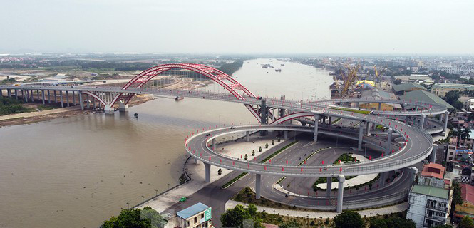 Công trình tạo điều kiện để mở rộng sự phát triển đô thị thành phố Hải Phòng về phía Bắc theo định hướng phát triển không gian đô thị