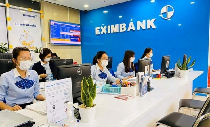 Chi nhánh ngân hàng Eximbank, nơi bà Đ. tới để chuyển tiền theo yêu cầu của đối tượng