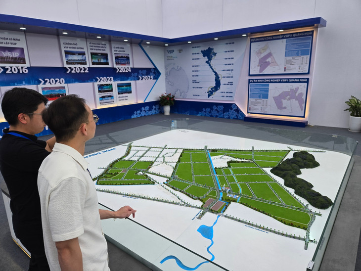 Mô hình quy hoạch KCN VSIP II Quảng Ngãi
