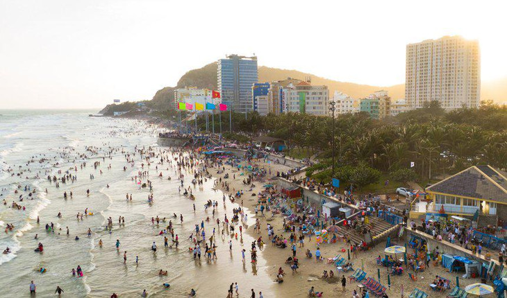 Một góc biển Bãi Sau Vũng Tàu.