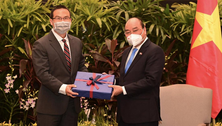 Chủ tịch nước Nguyễn Xuân Phúc tiếp ông Ming Maa, Chủ tịch Tập đoàn Grab