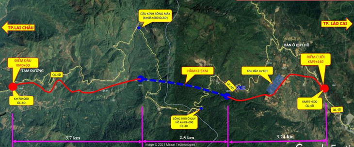 Phương án mặt cắt ngang hầm