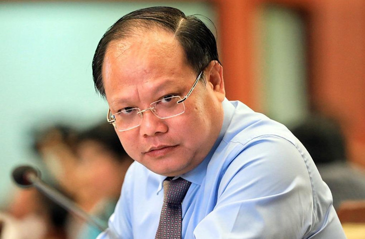 Ông Tất Thành Cang tại cuộc họp HĐND TP.HCM hồi tháng 4/2019